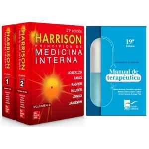 Combo 2: Harrison – Principios de Medicina Interna 21 Ed. + González – Manual de Terapéutica 19 Ed.