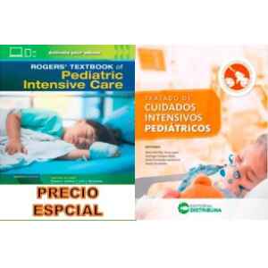 Combo 2: Rogers’ – Textbook of Pediatric Intensive Care 6 Ed. 2024 + Arias – Tratado de Cuidados Intensivos Pediátricos 1 Ed. 2024